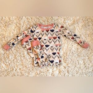 Little Sleepies | Flower Friends Two Piece Pajama Set | 3T